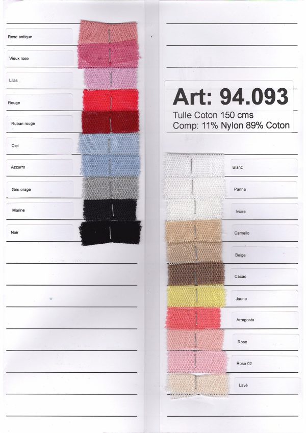 COTTON TULLE : 94.093